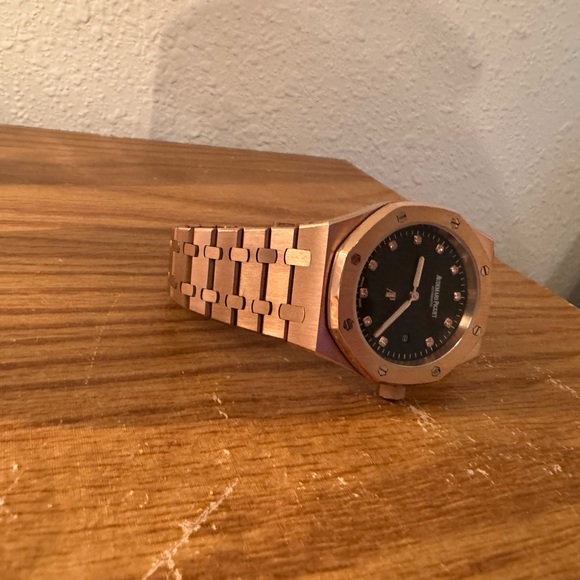 Watch with Black Dial